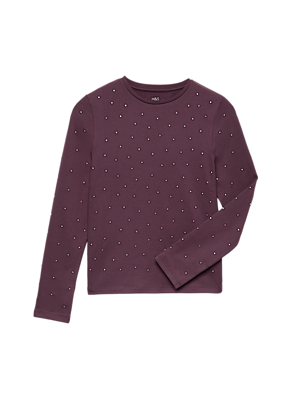 Diamant&eacute; Long Sleeve Top (6-16 Yrs)