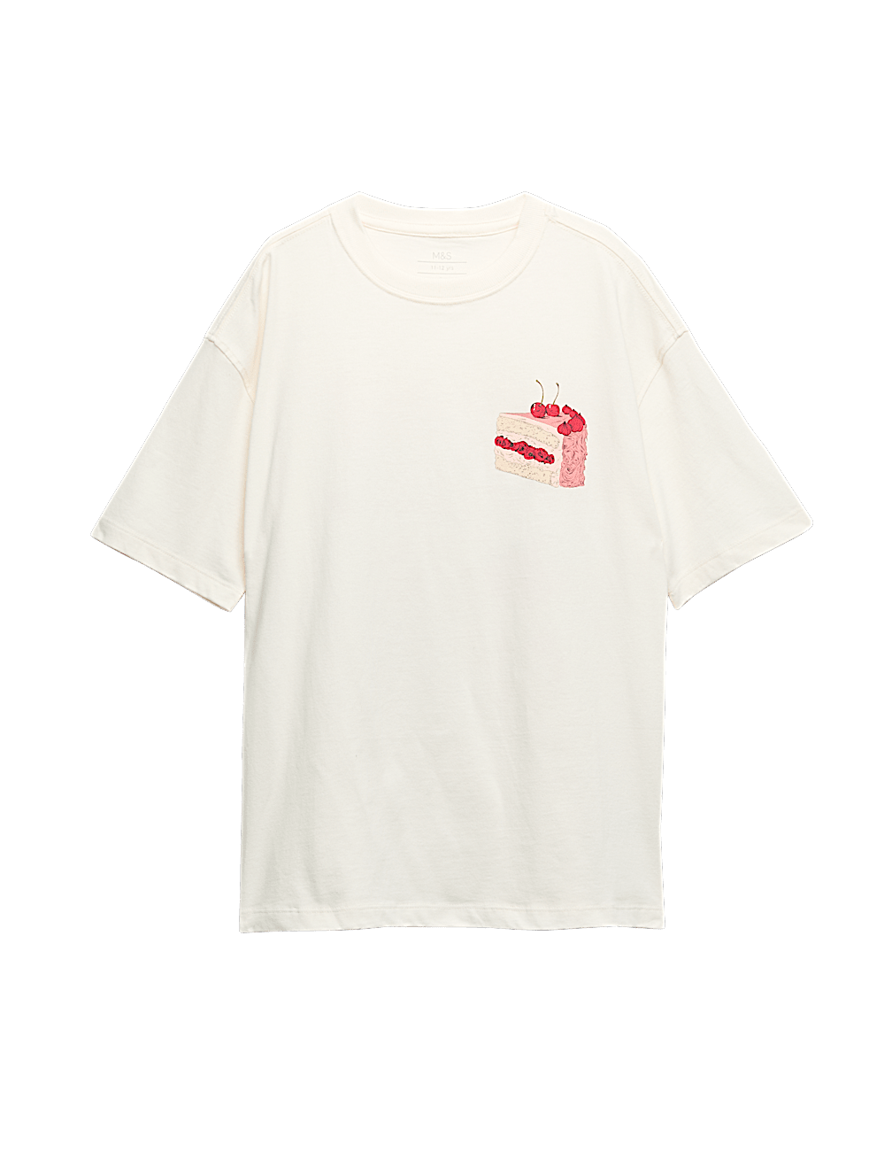 Pure Cotton Food Graphic T-Shirt (6-16 Yrs)