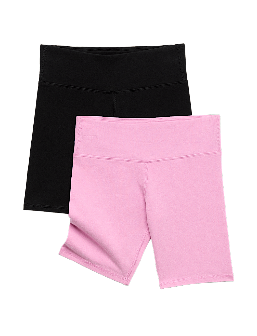 2 Pack Cotton Rich Cycling Shorts (6-16 Yrs)