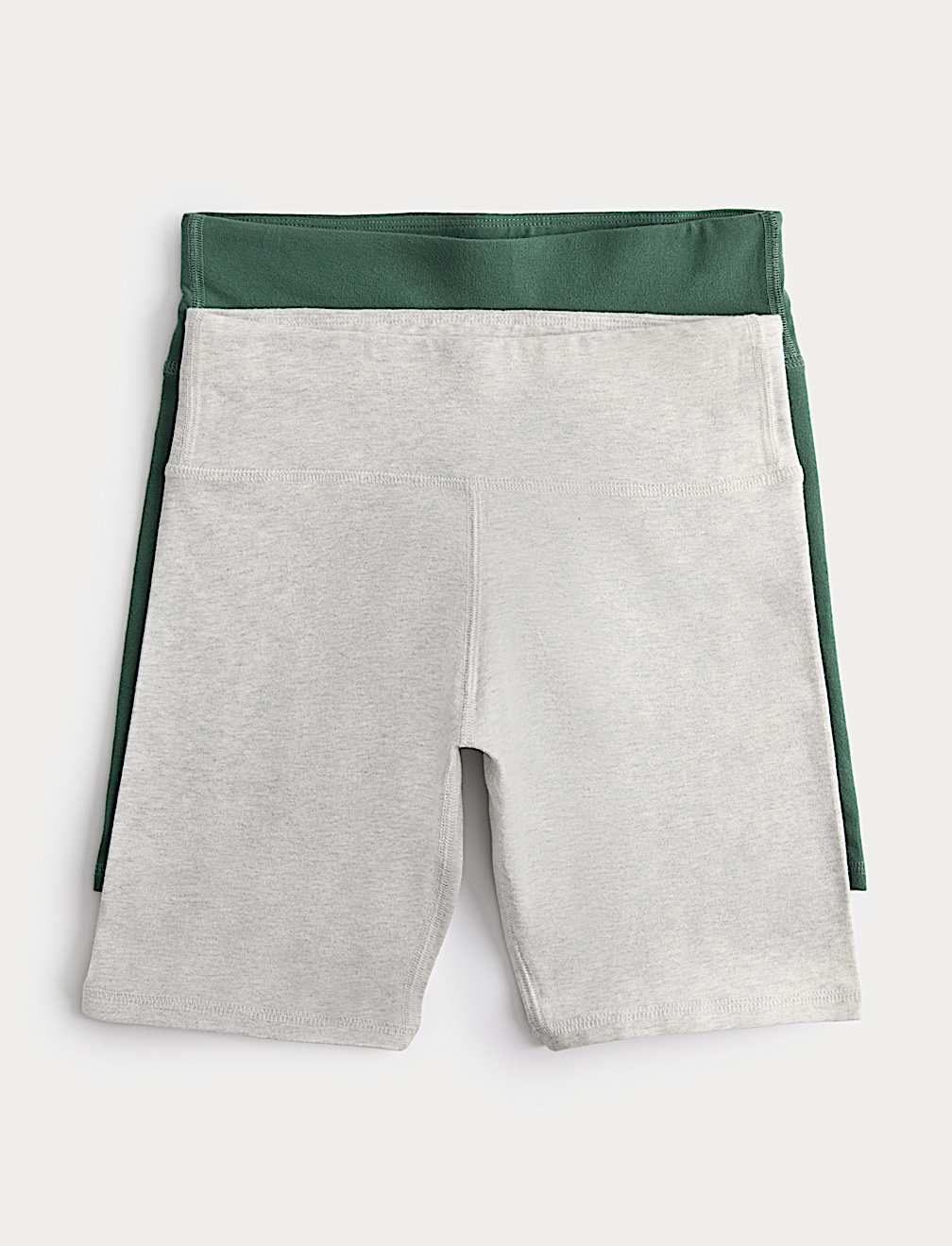2 Pack Cotton Rich Cycling Shorts (6-16 Yrs)