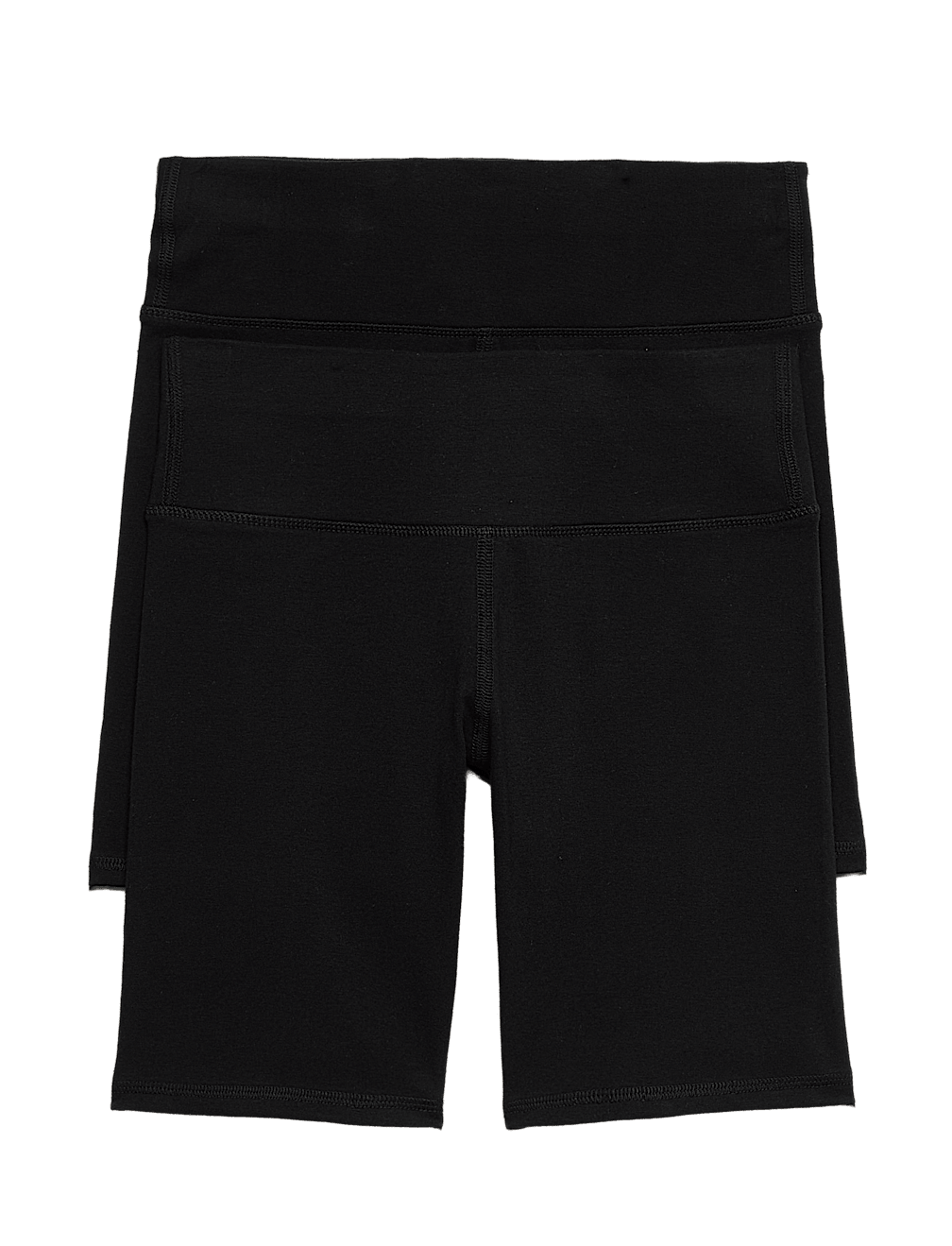 2 Pack Cotton Rich Cycling Shorts (6-16 Yrs)