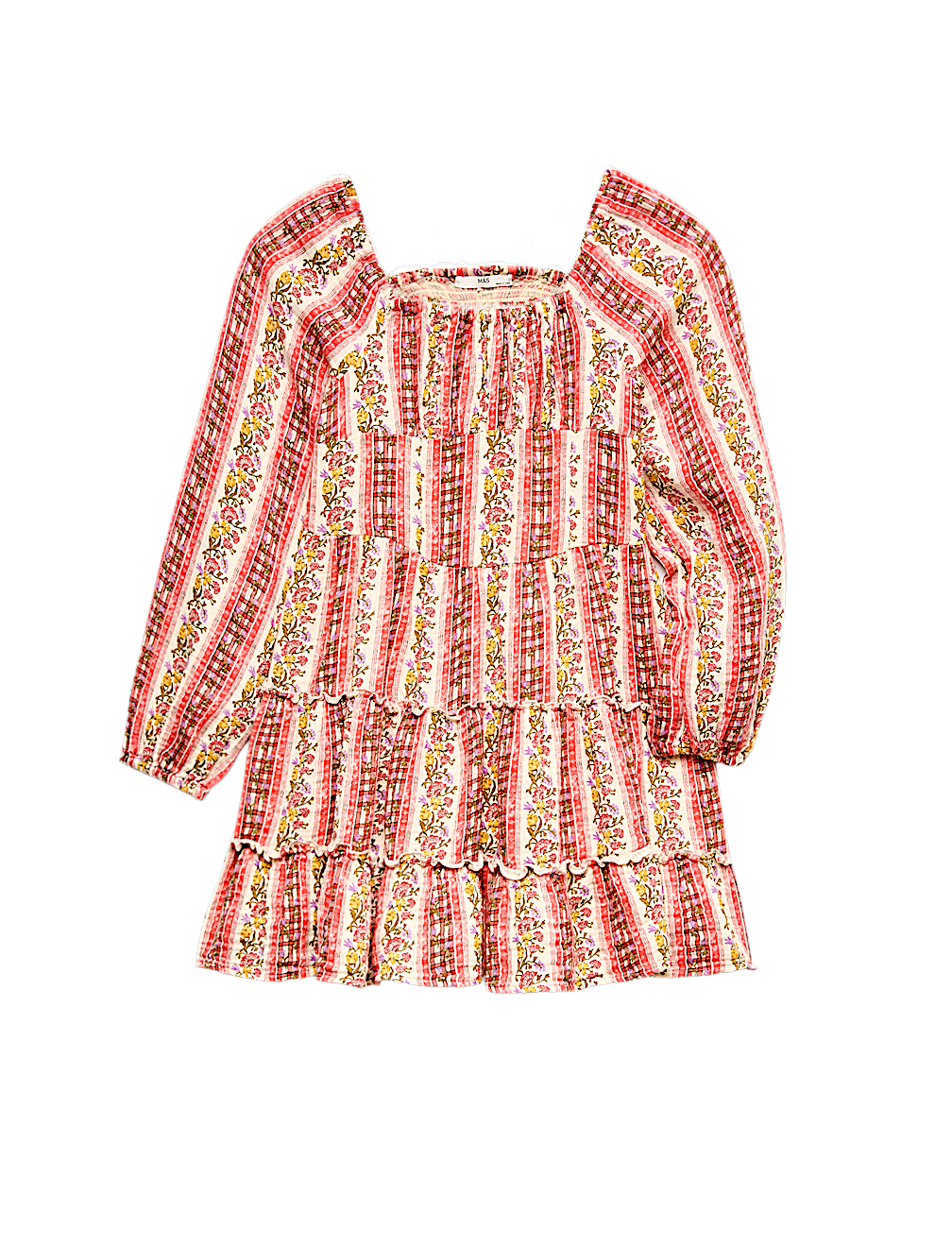 Pure Cotton Floral Maxi Dress (6-16 Years)