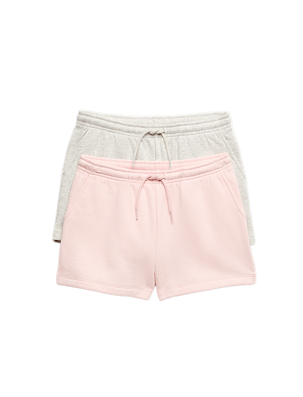 2pk Cotton Rich Jogger Shorts (6-16 Yrs)