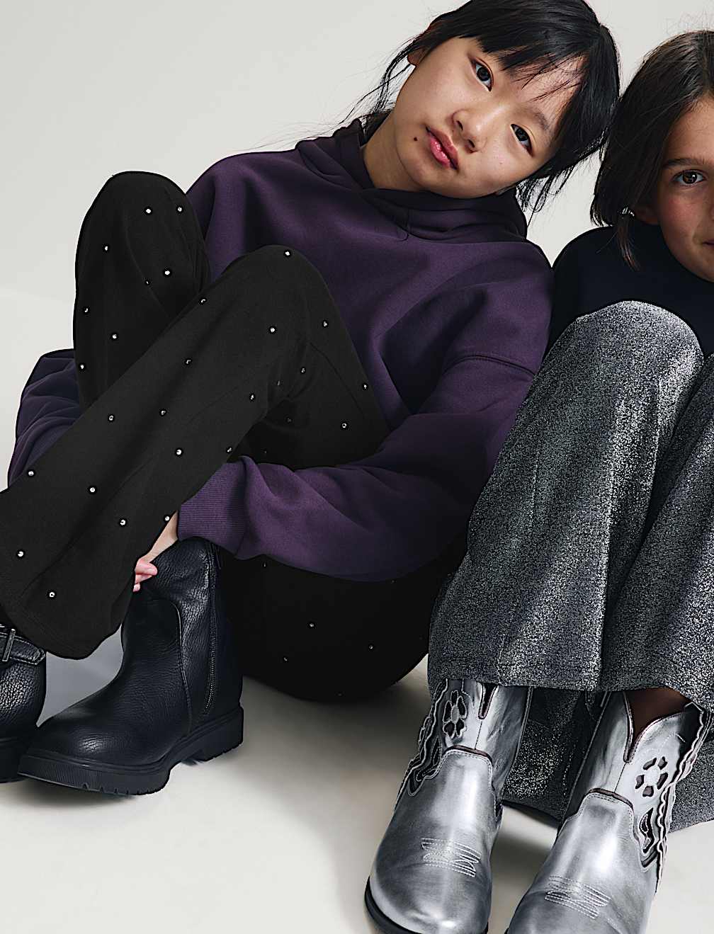 Cotton Rich Studded Kickflare Legging