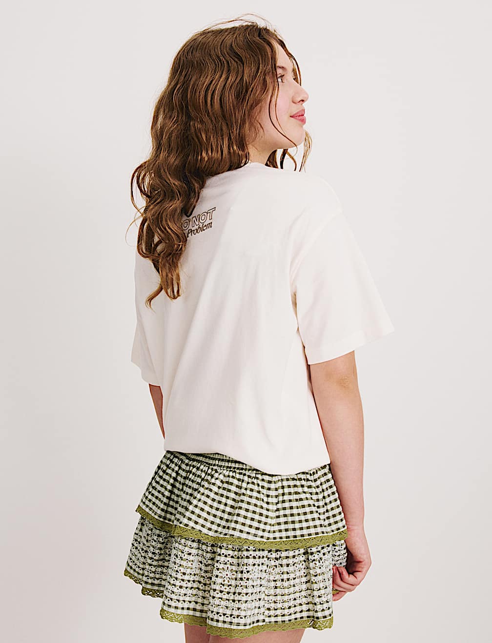 Cotton Rich Checked Rara Skirt (6-16 Yrs)