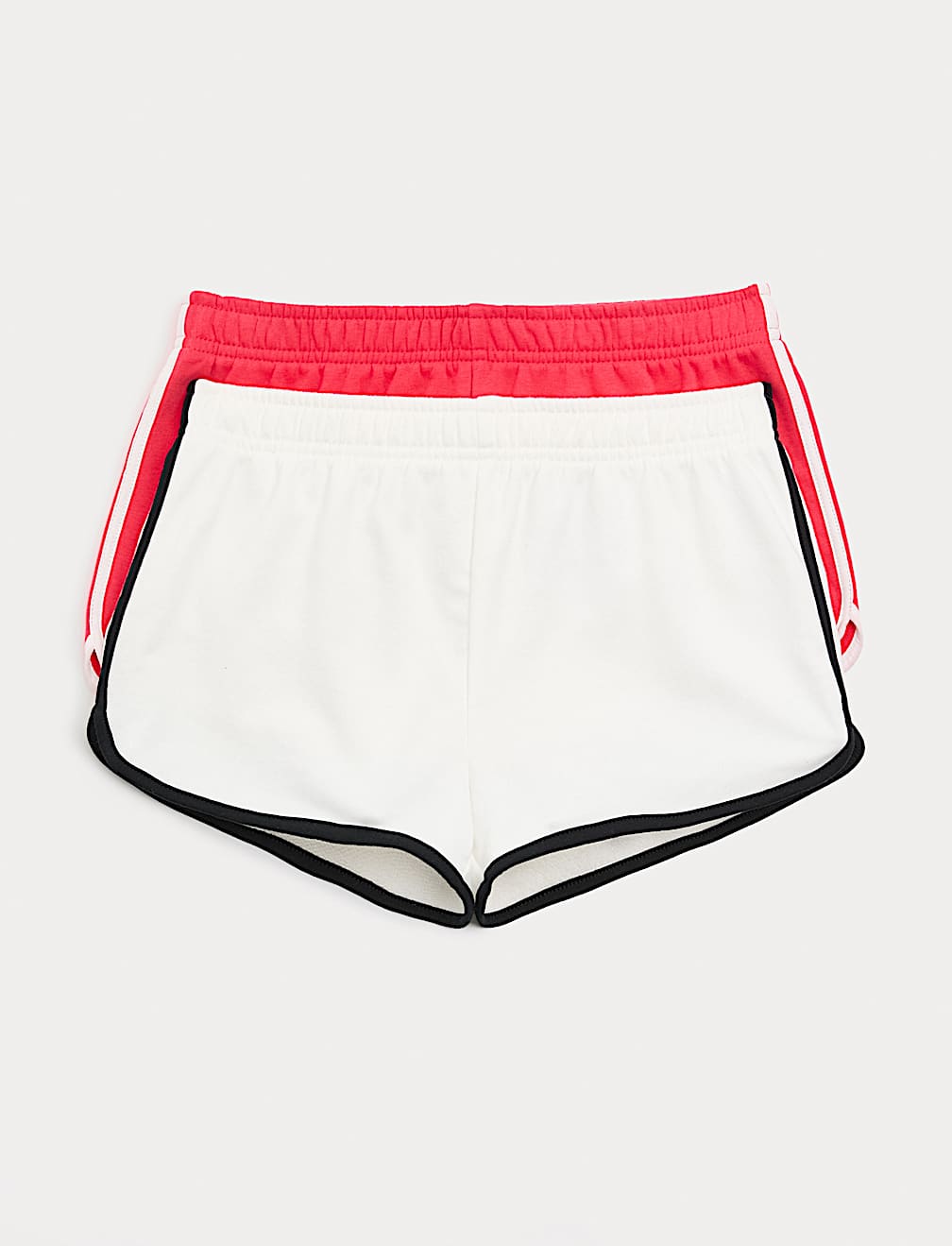 2pk Cotton Rich Runner Shorts (6-16 Yrs)