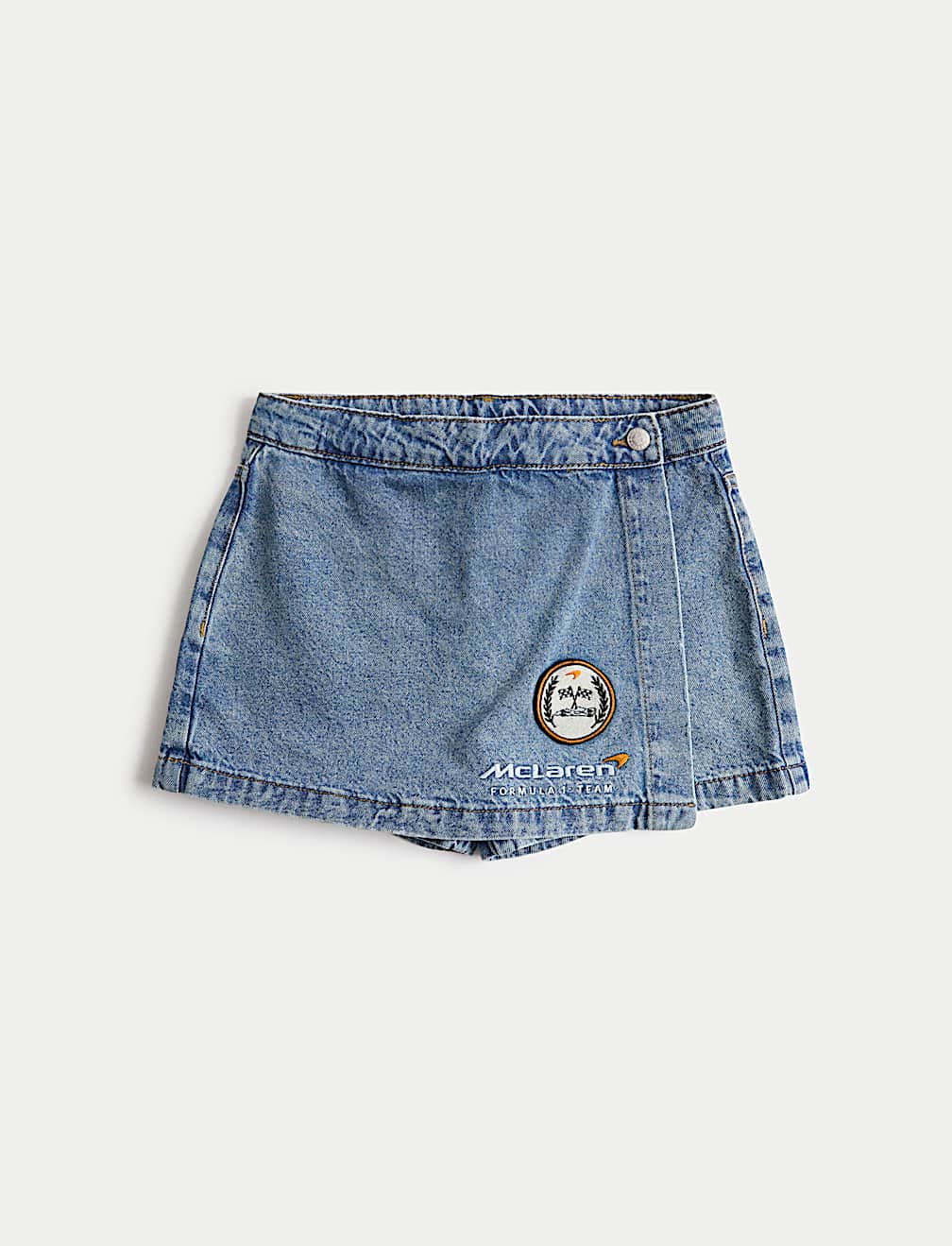 McLaren&trade; Denim Skort (6-16 Yrs)