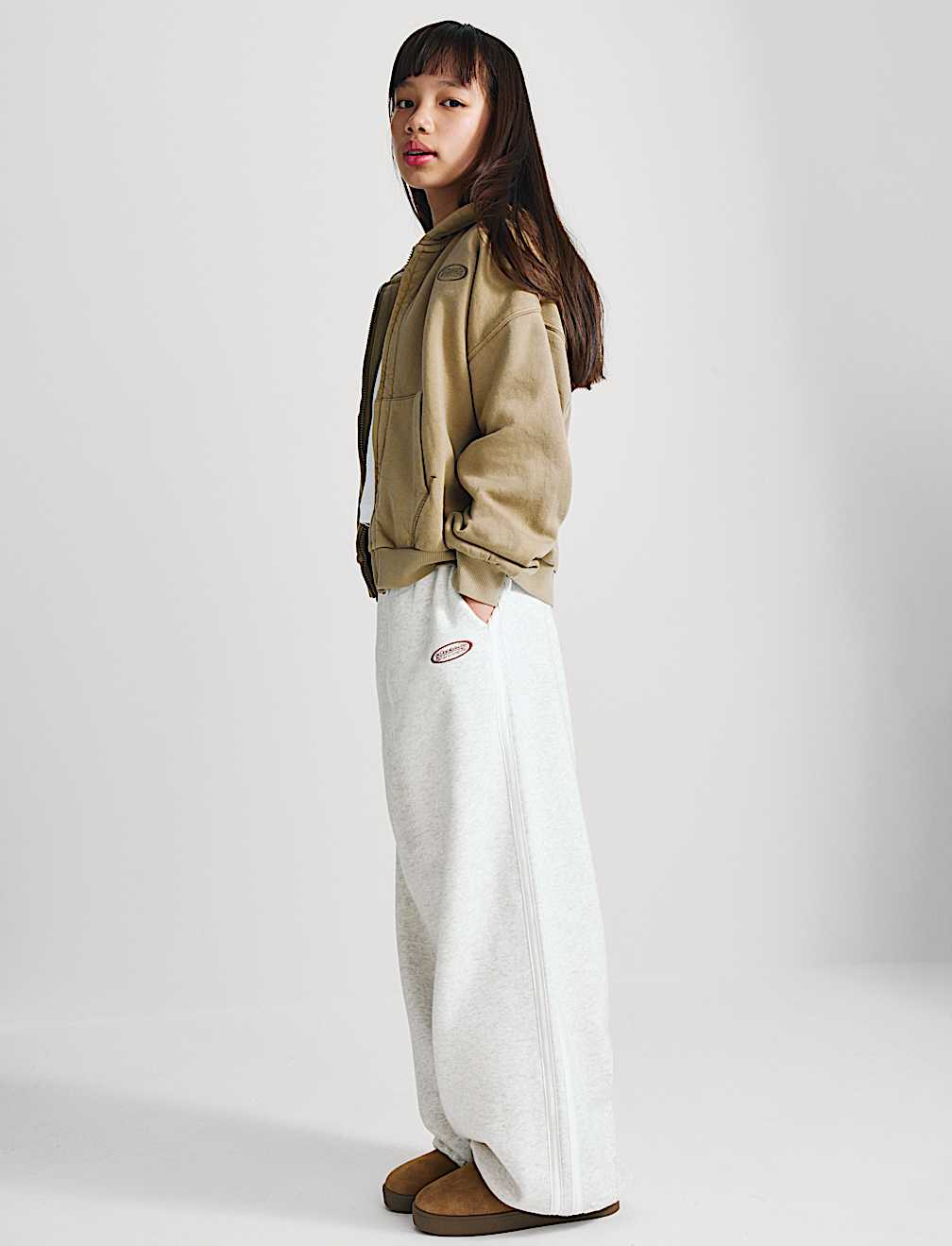 Cotton Rich Baggy Wide Leg Jogger (6-16 Yrs)