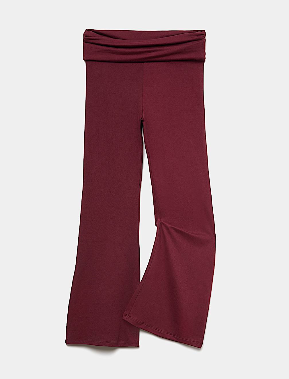 Soft Touch Ruched Side Kickflare Leggings (6-16 Yrs)