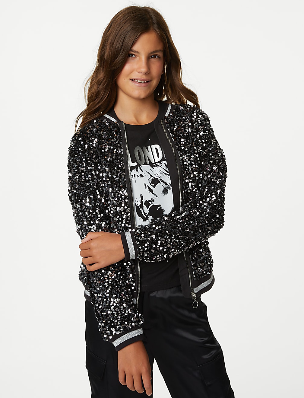Sequin Bomber (6-16 Yrs)