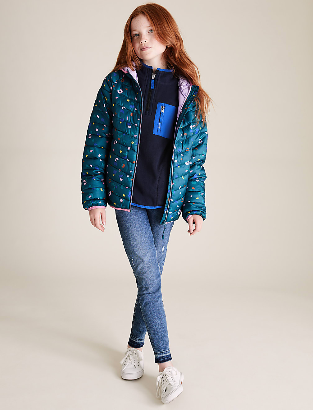 Colour Block Fleece (2-16 Yrs)