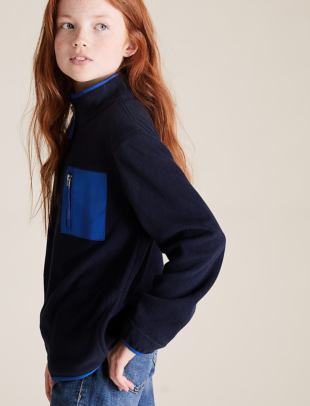 Colour Block Fleece (2-16 Yrs)