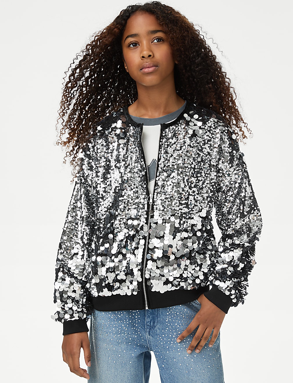 Sequin Bomber (6-16 Yrs)