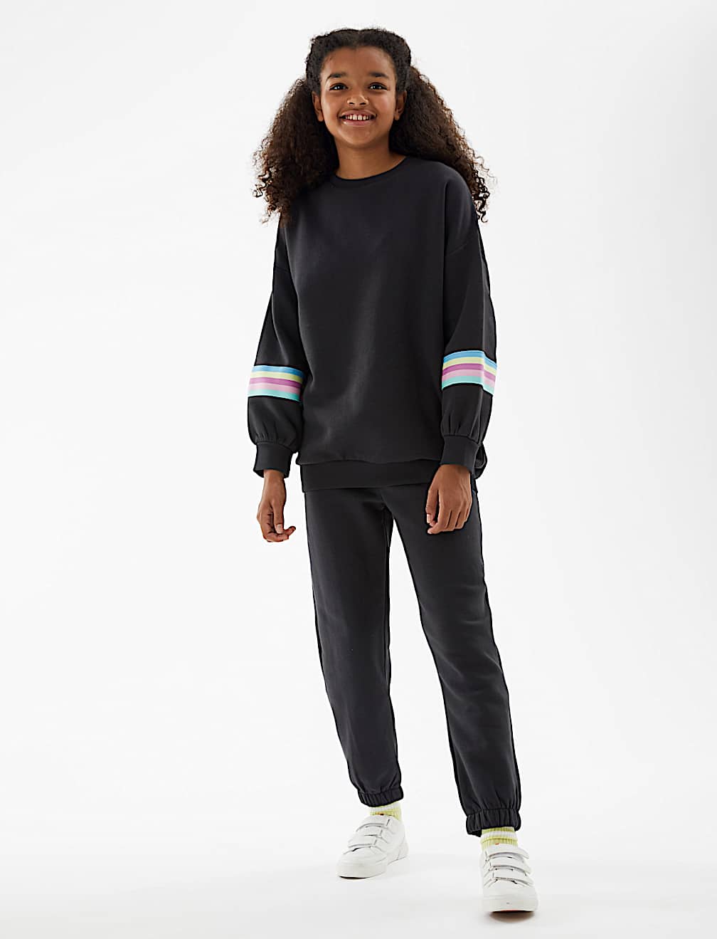 Cotton Rich Striped Sweatshirt (6-16 Yrs)