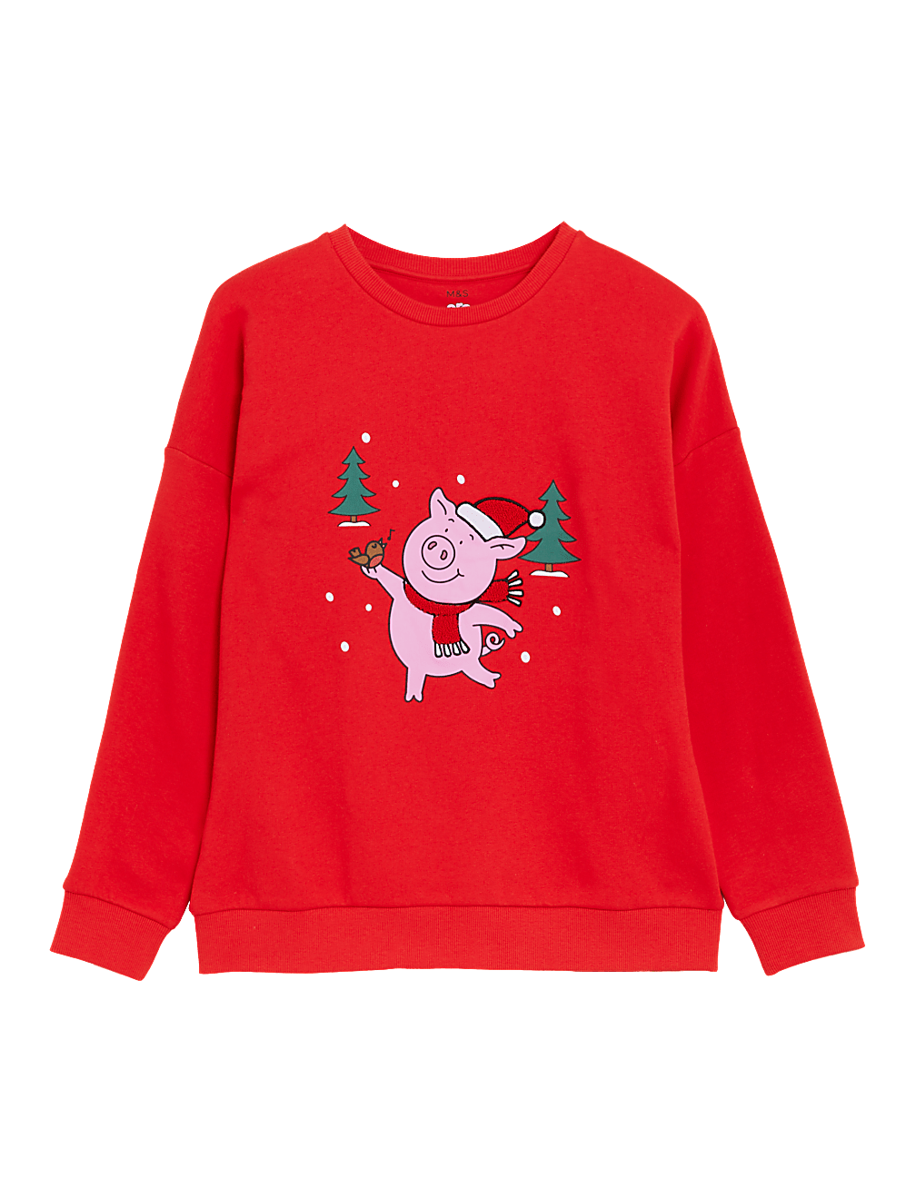 Cotton Rich Percy Pig Sweatshirt