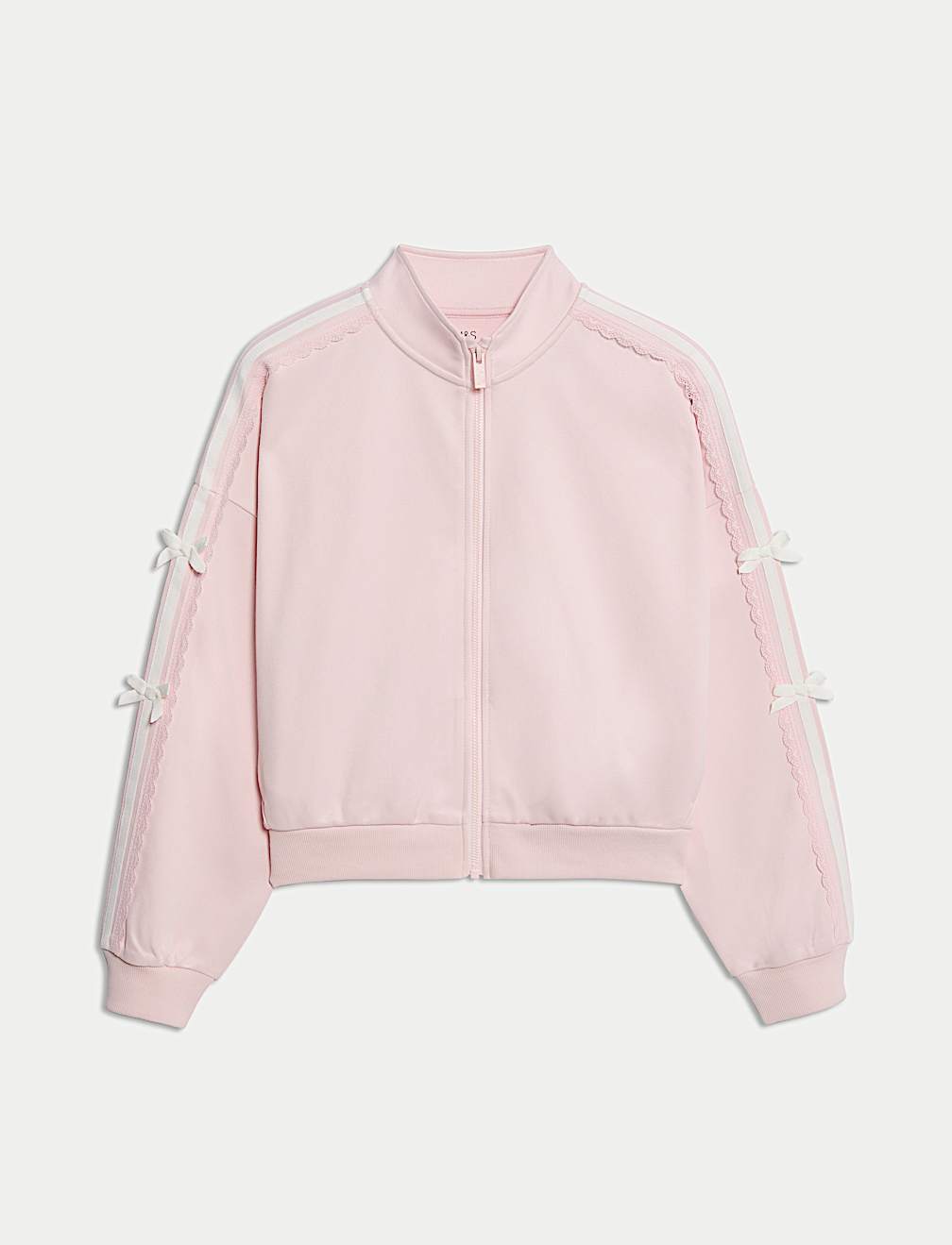 Cotton Rich Tricot Bow Sweatshirt (6-16 Yrs)