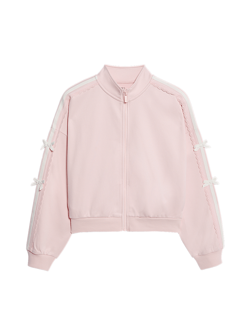 Cotton Rich Tricot Bow Sweatshirt (6-16 Yrs)