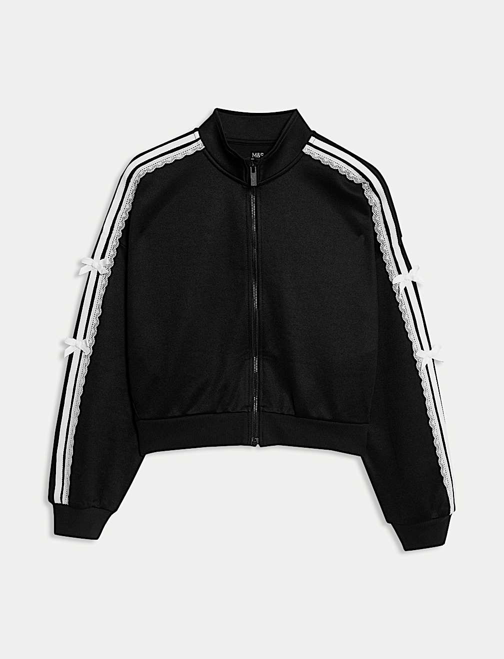 Cotton Rich Tricot Bow Sweatshirt (6-16 Yrs)