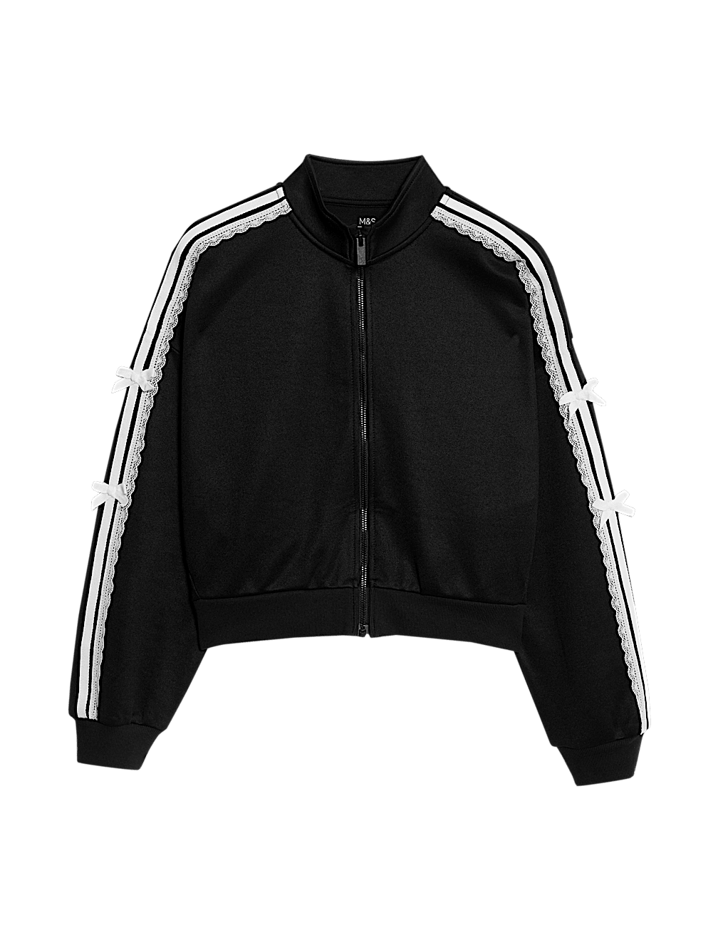 Cotton Rich Tricot Bow Sweatshirt (6-16 Yrs)