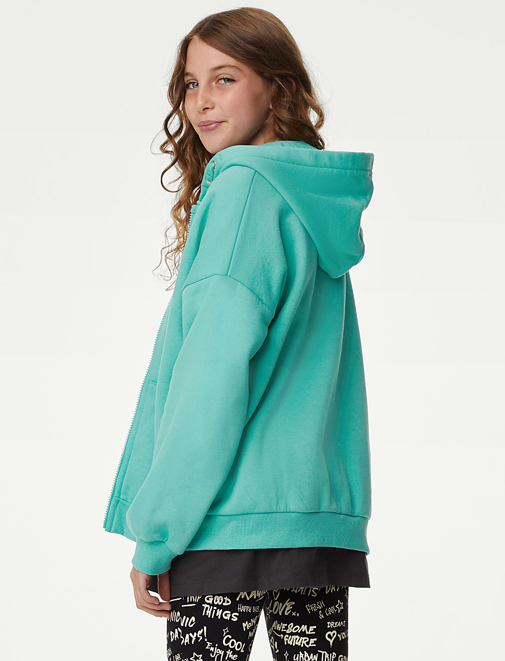 Cotton Rich Zip Hoodie (6-16 Yrs)