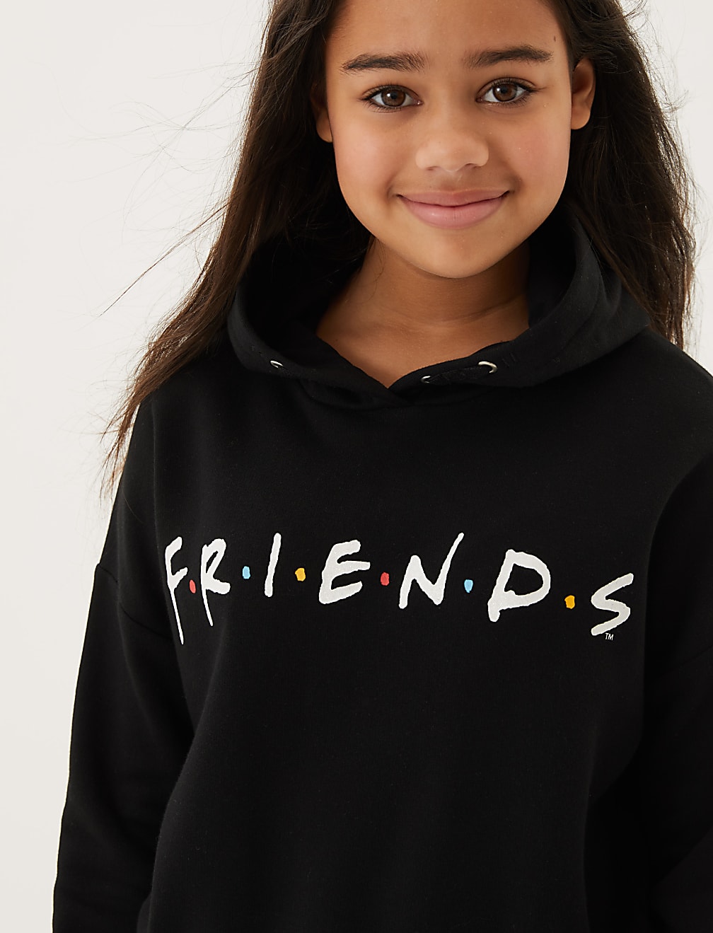 Buy Friends Cotton Rich Hoodie 6 16 Yrs at Marks Spencer