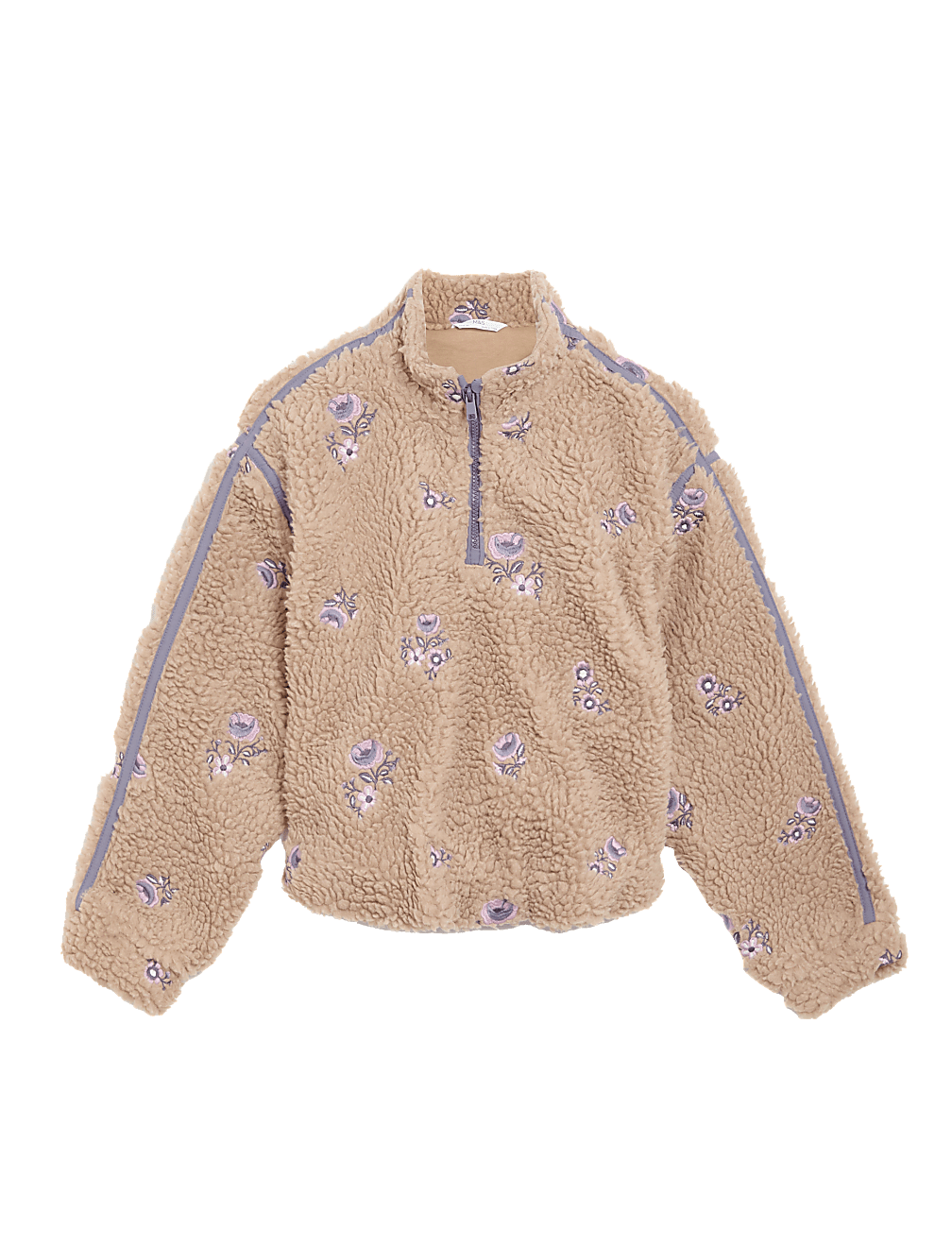 Borg Floral Jacket (6-16 Yrs)