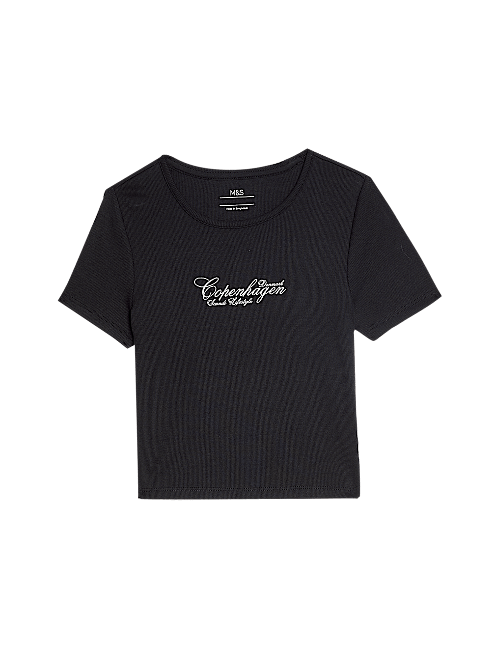Cotton Rich Slogan T-Shirt (2-16 Yrs)