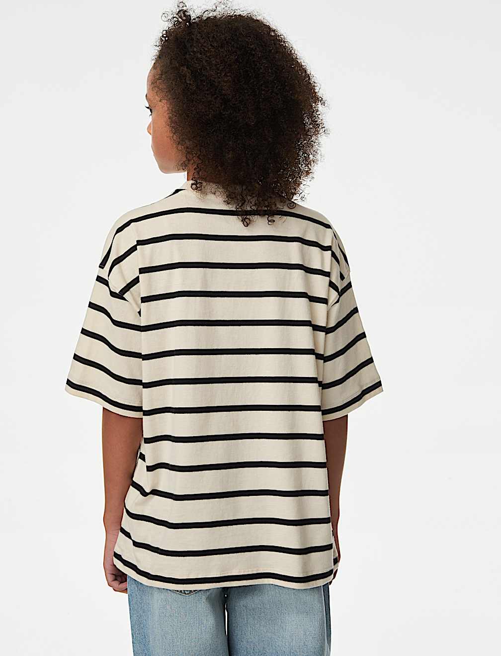 Pure Cotton Striped T-Shirt (6-16 Yrs)