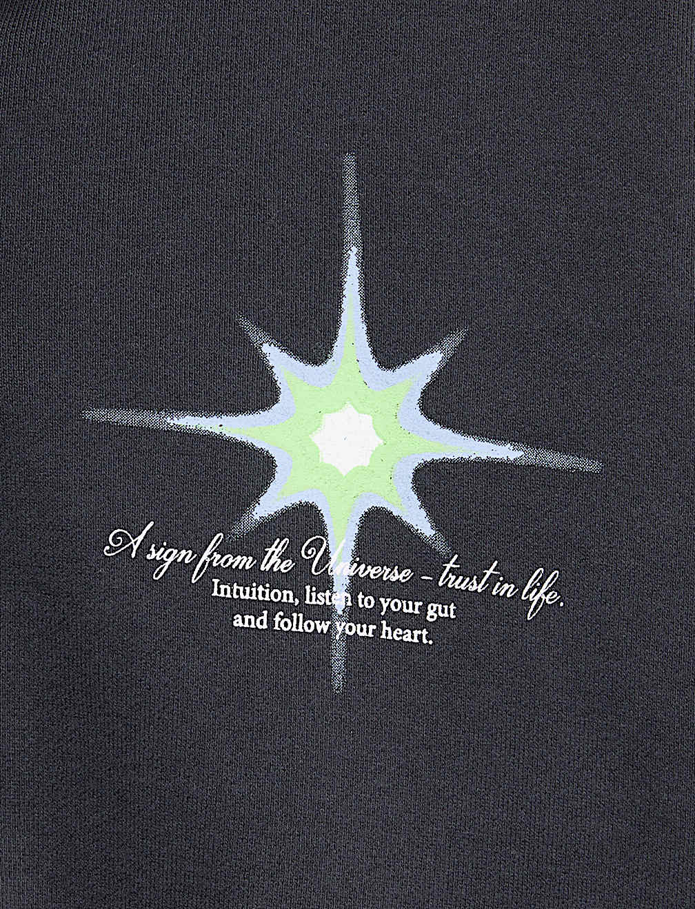 Cotton Rich Star Sign Graphic Zip Hoodie (6-16 Yrs)