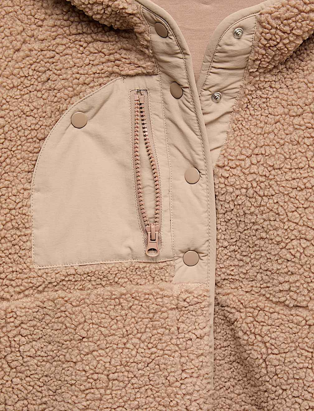 Borg Oversized Jacket (6-16 Yrs)