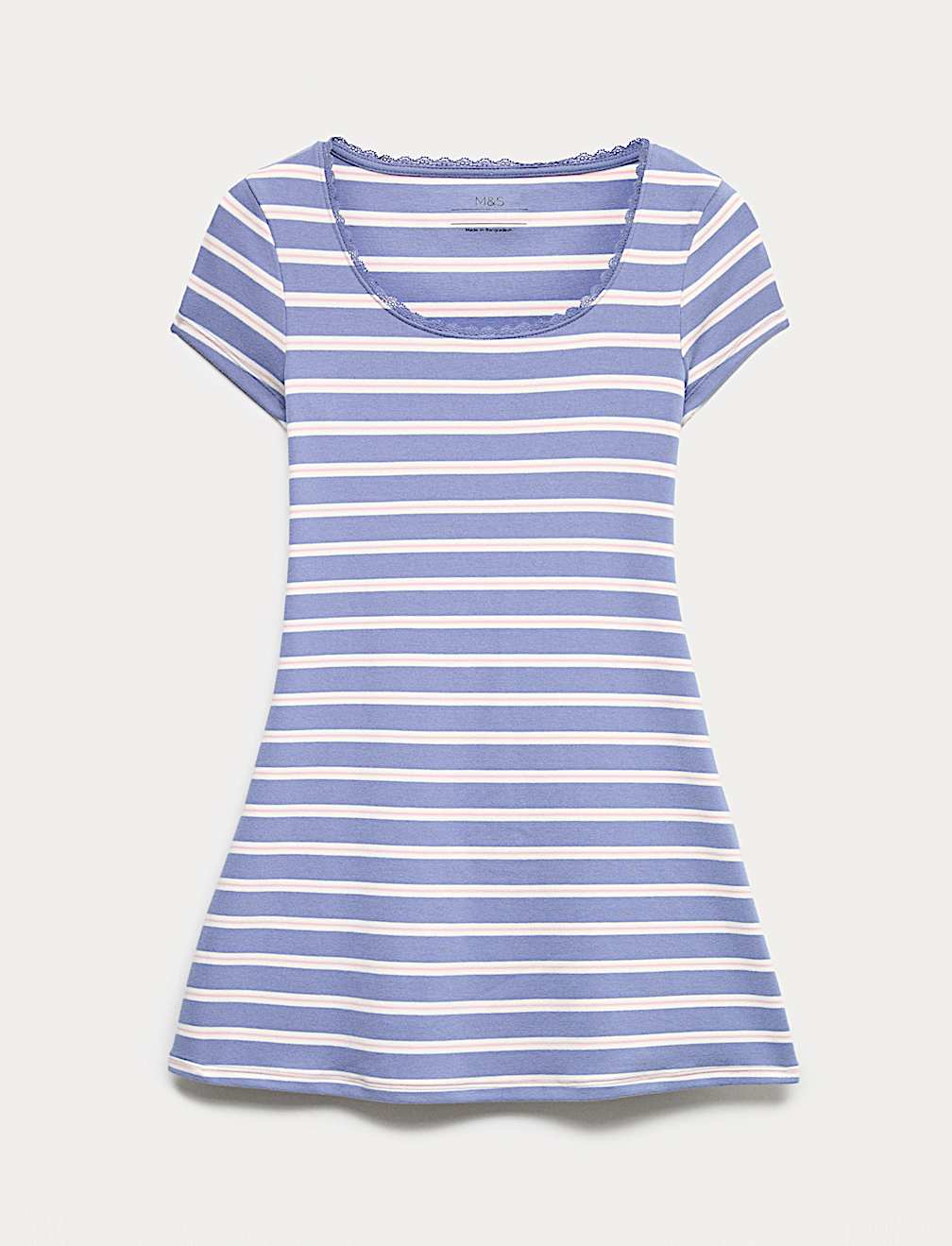 Cotton Rich Lace Trim Dress (6-16 Yrs)