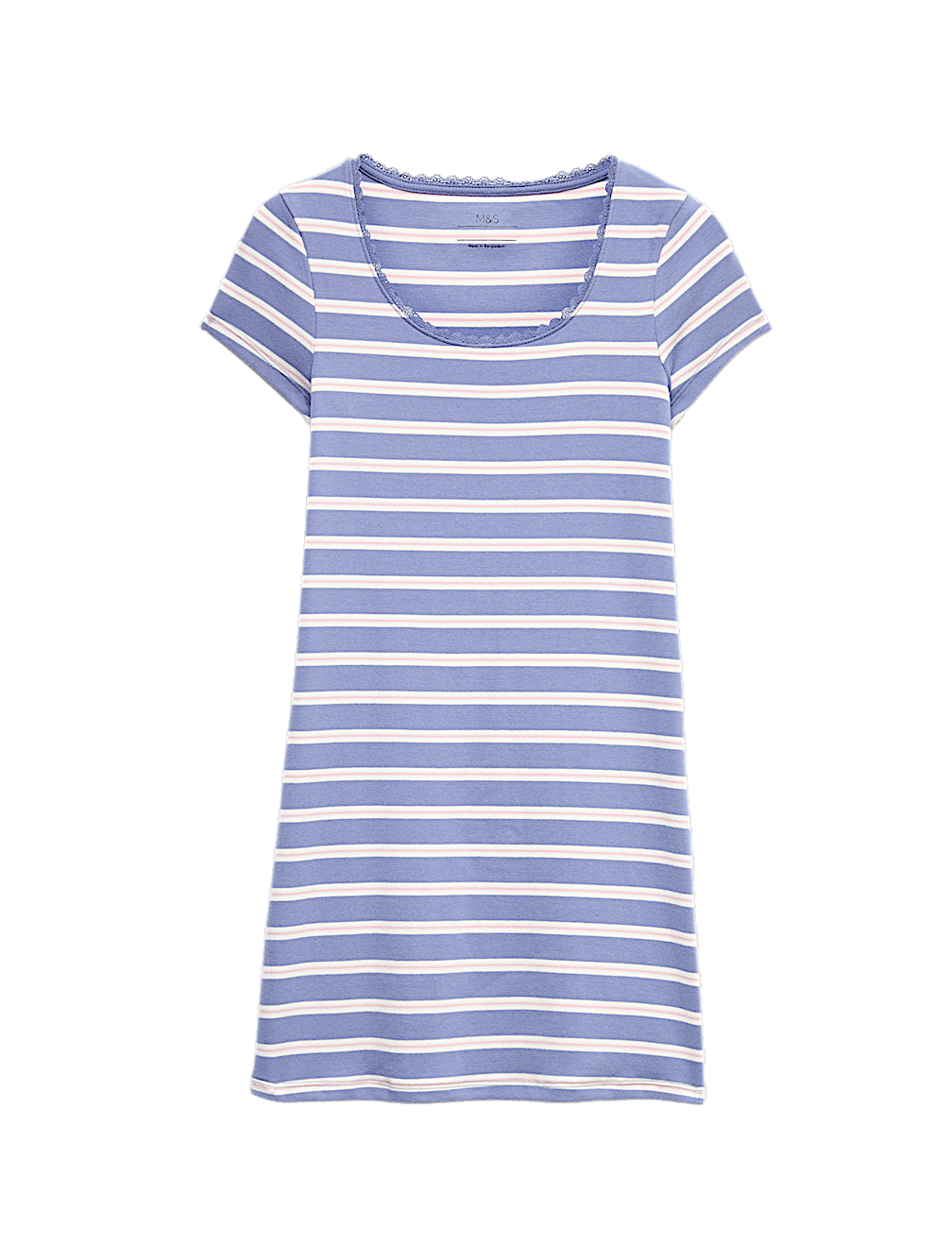 Cotton Rich Lace Trim Dress (6-16 Yrs)