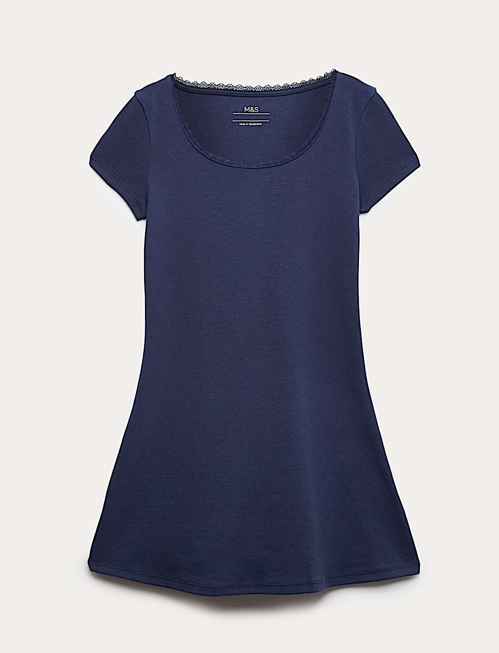 Cotton Rich Lace Trim Dress (6-16 Yrs)