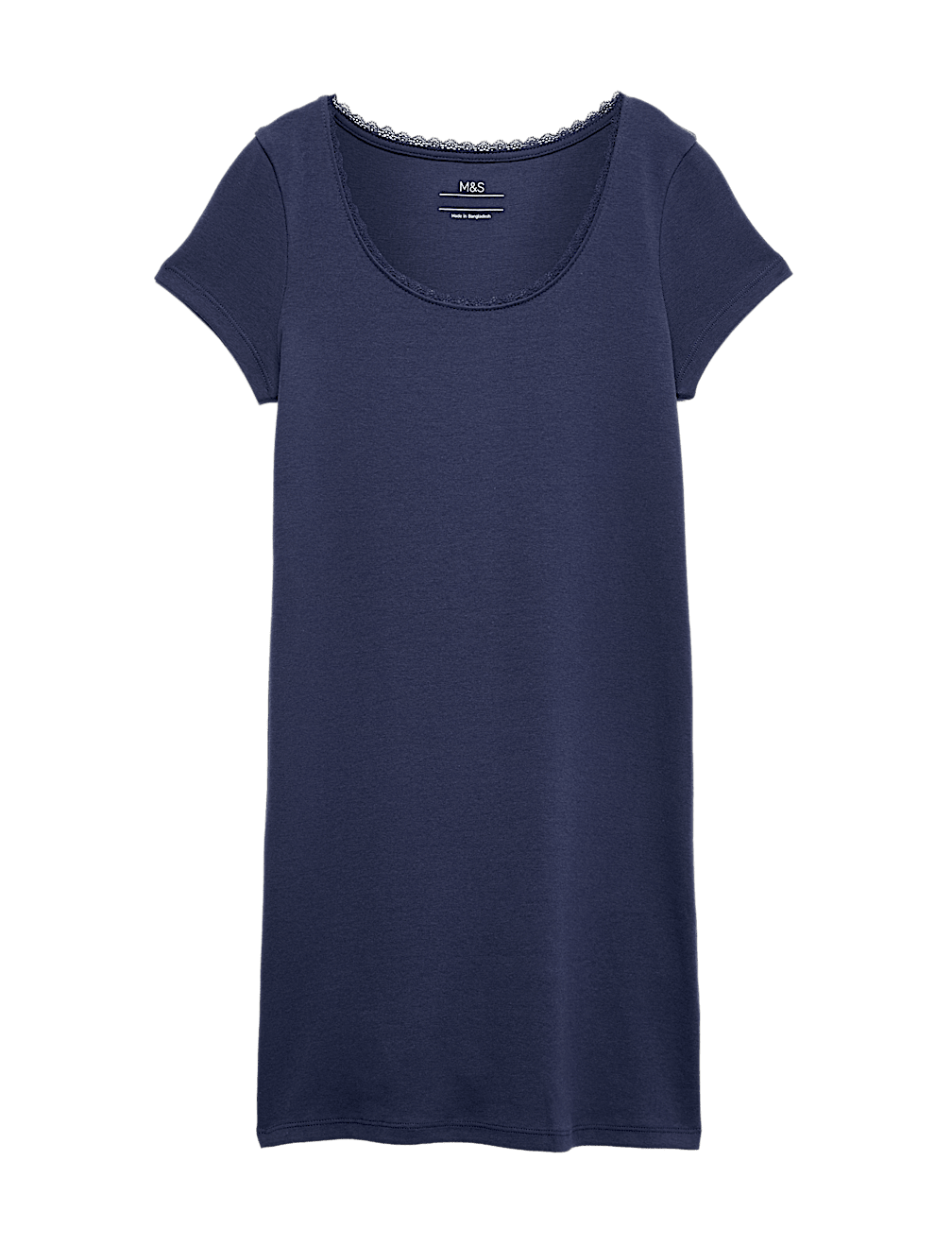 Cotton Rich Lace Trim Dress (6-16 Yrs)