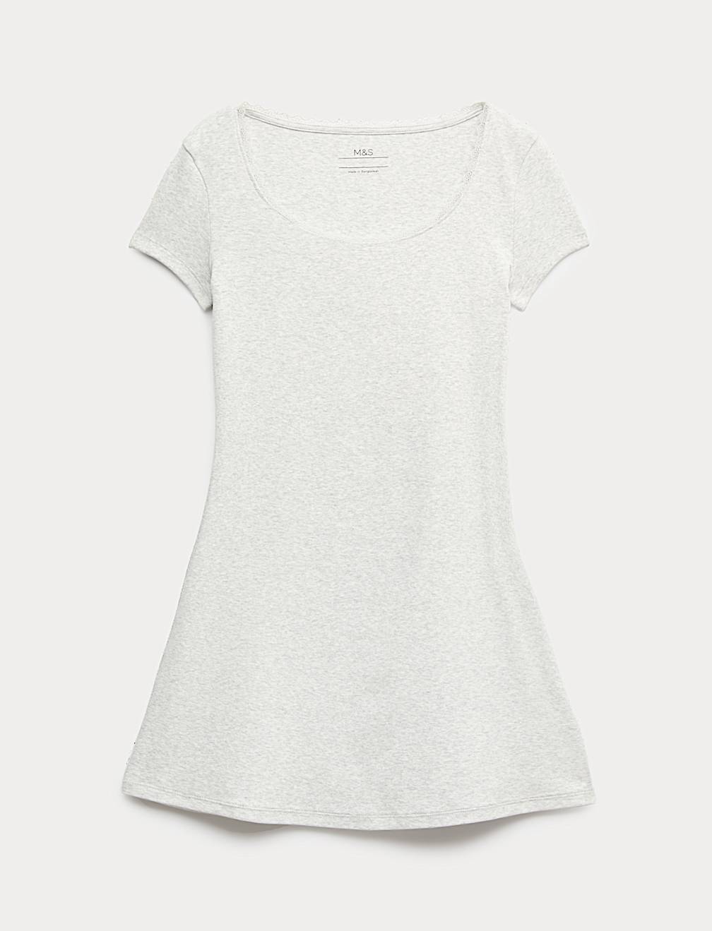 Cotton Rich Lace Trim Dress (6-16 Yrs)