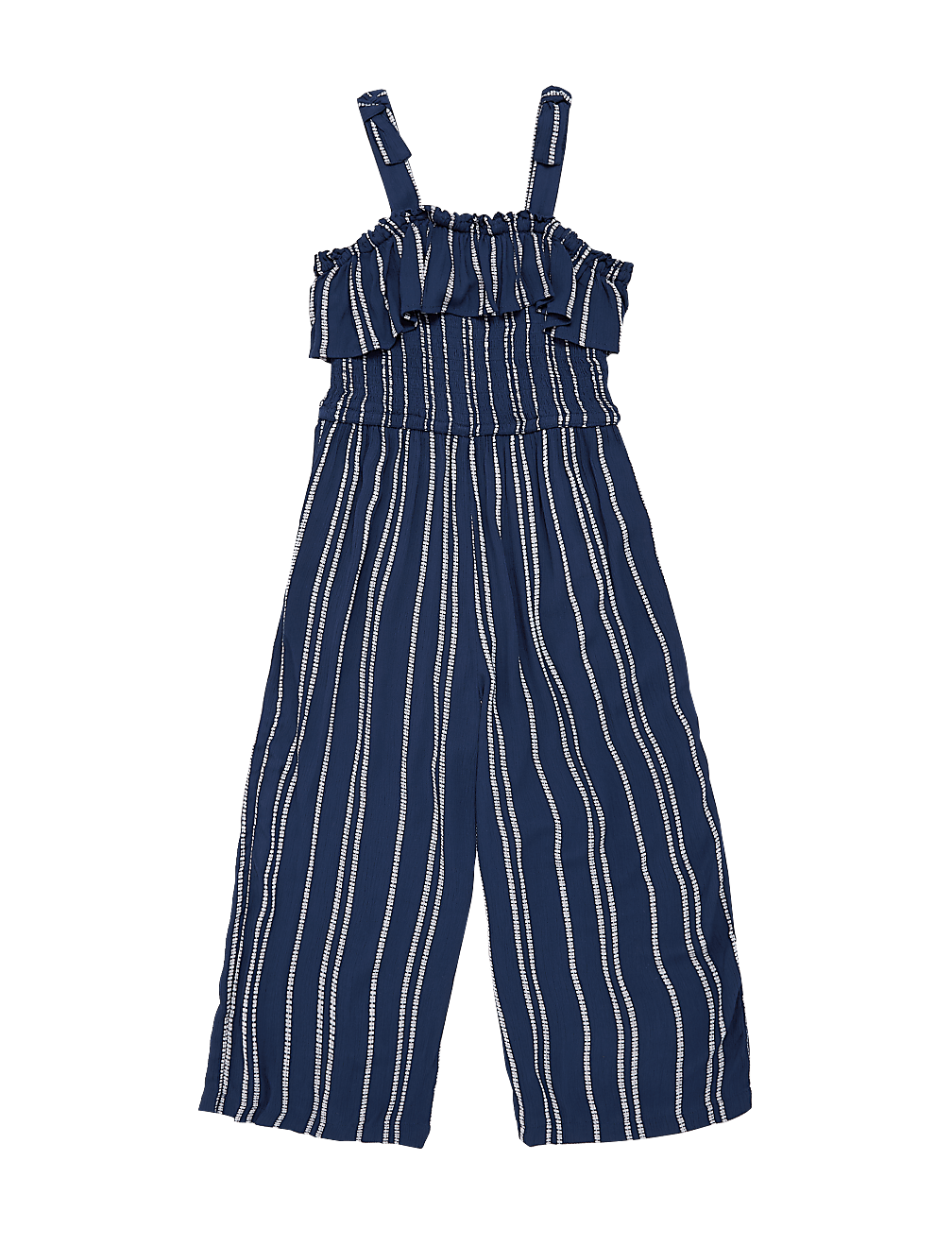 Striped Frill Jumpsuit (6-14 Yrs)