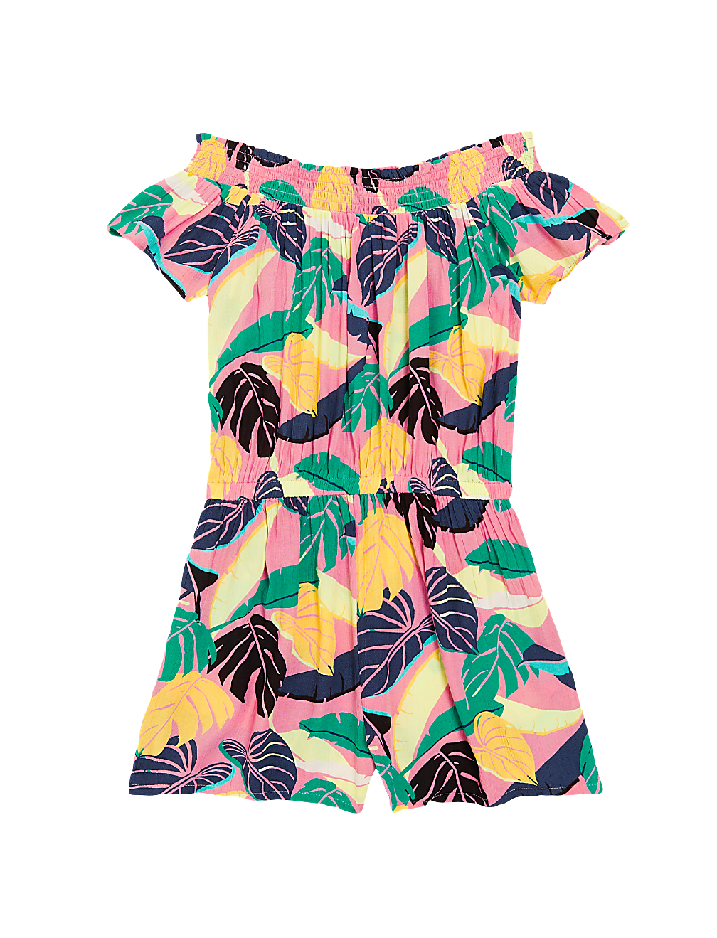 Leaf Print Playsuit (6-14 Yrs)