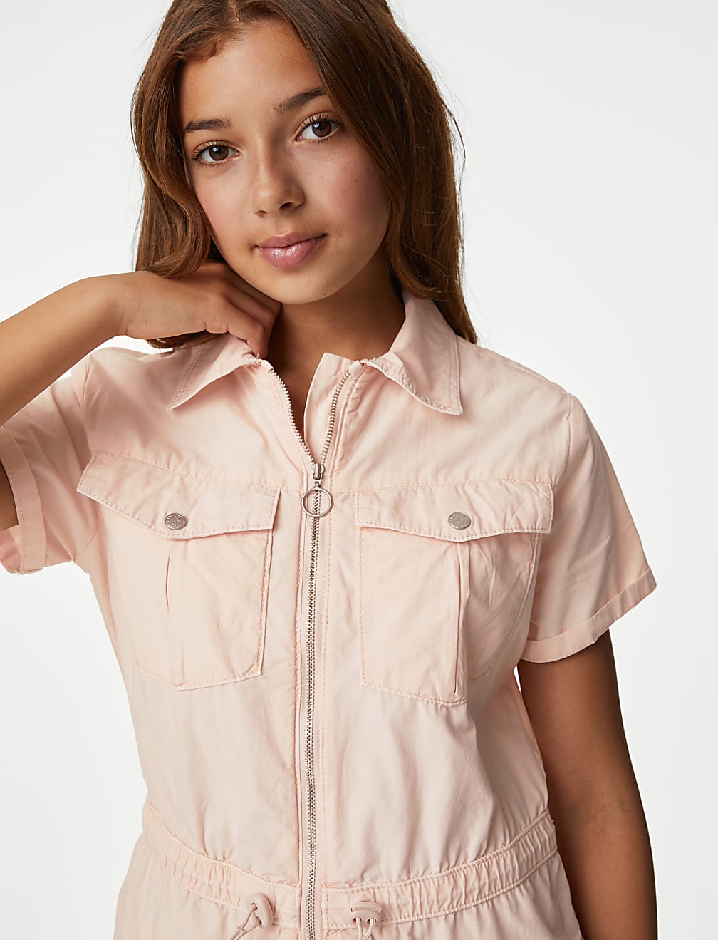 Pure Cotton Playsuit (6-16 Yrs)