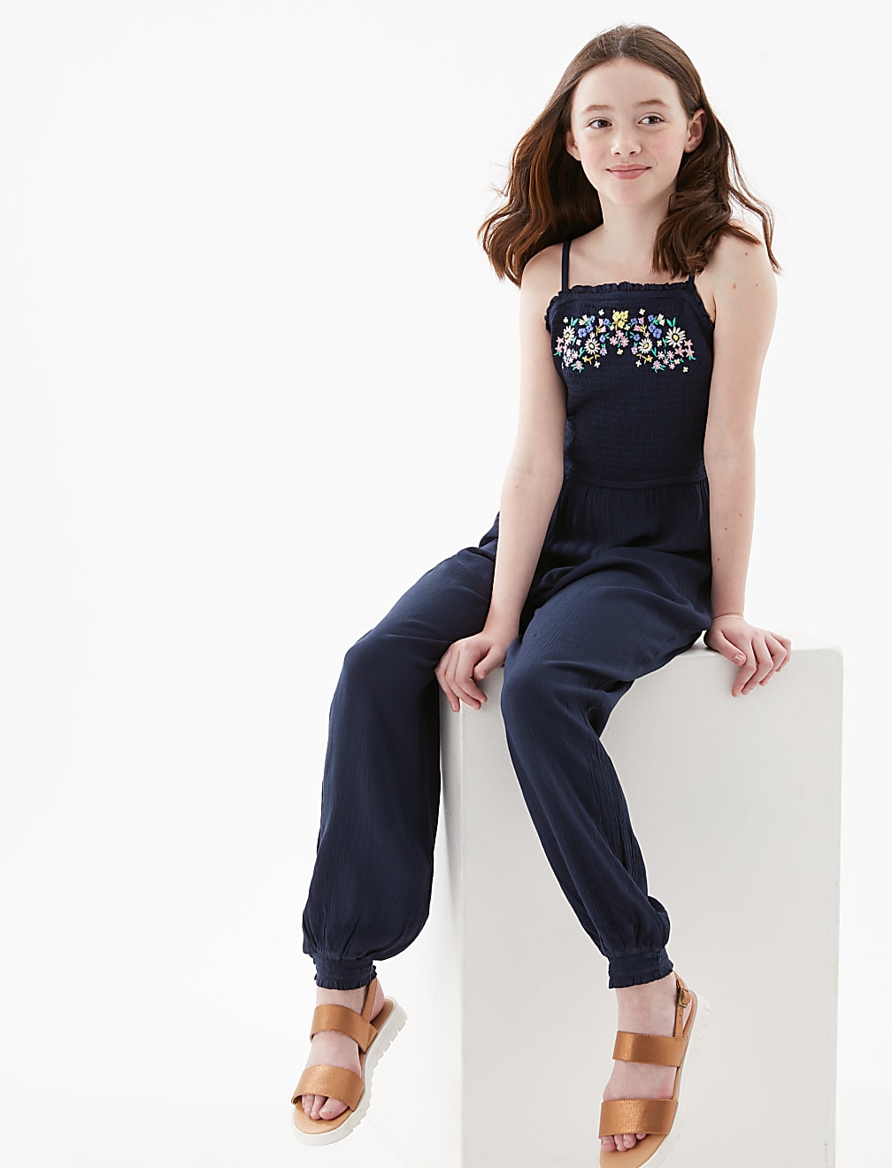 Embroidered Jumpsuit (6-16 Yrs)