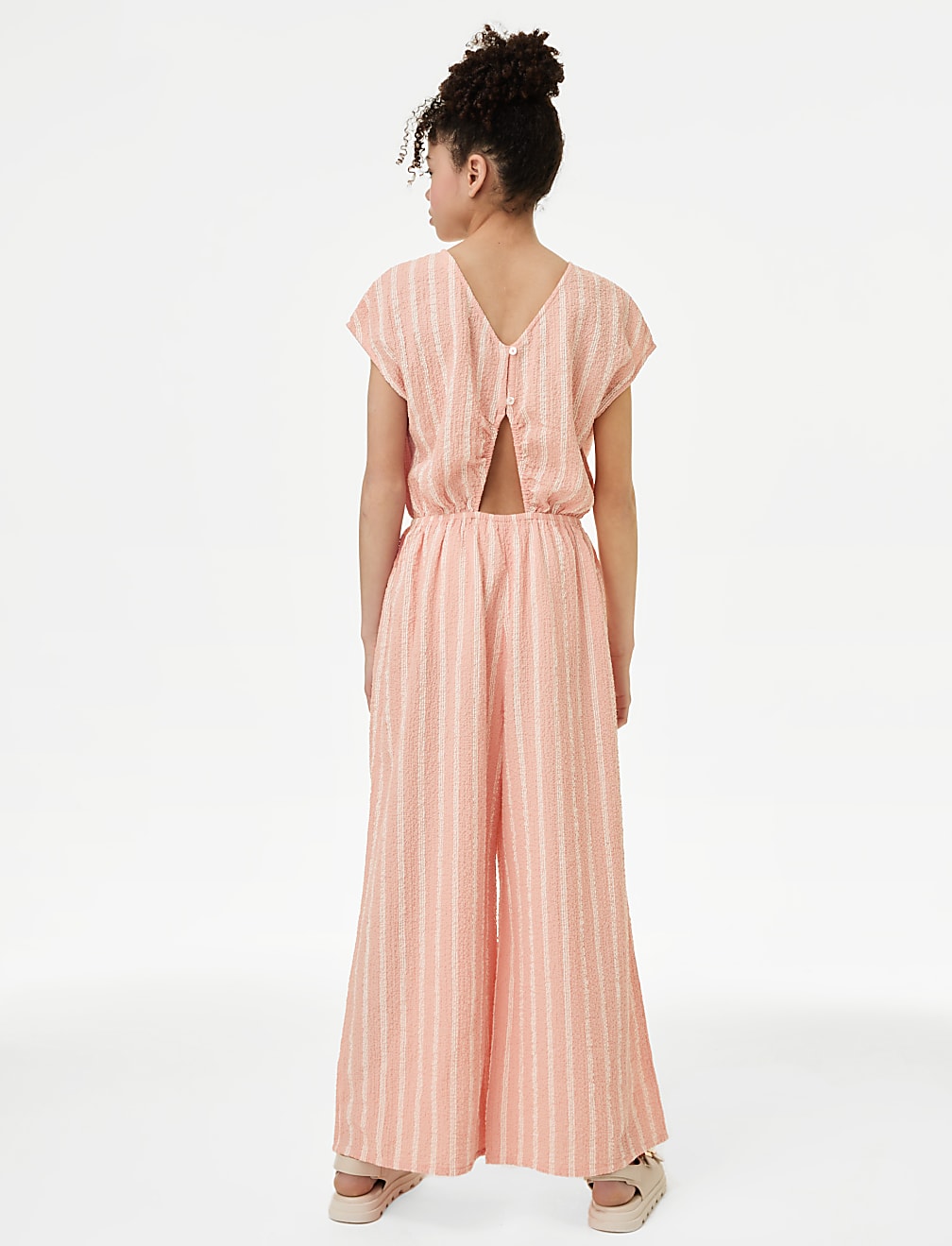 Cotton Rich Striped Jumpsuit (6-16 Yrs)