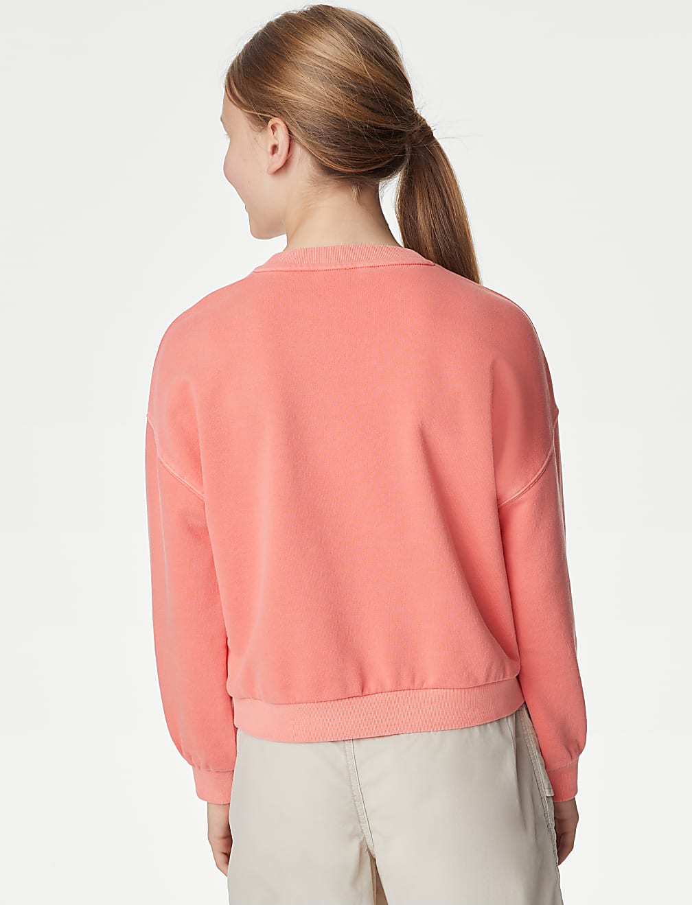 Cotton Rich Slogan Sweatshirt (6-16 Yrs)
