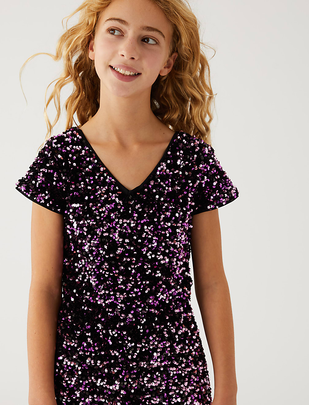 Sequin Jumpsuit  (6 -16 Yrs)