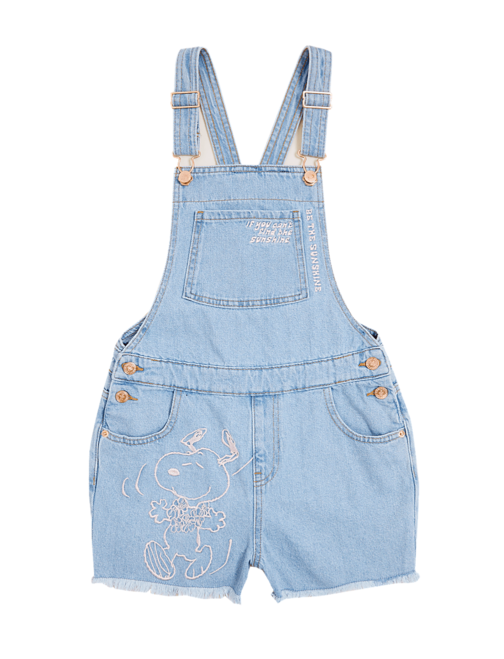 Denim Snoopy&trade; Dungarees (6 -16 Yrs)