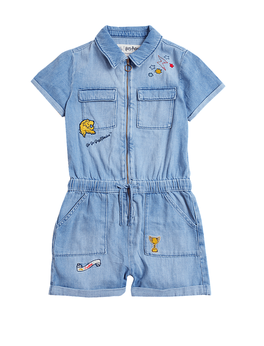 Harry Potter&trade; Cotton Rich Denim Boilersuit (2-16 Yrs)
