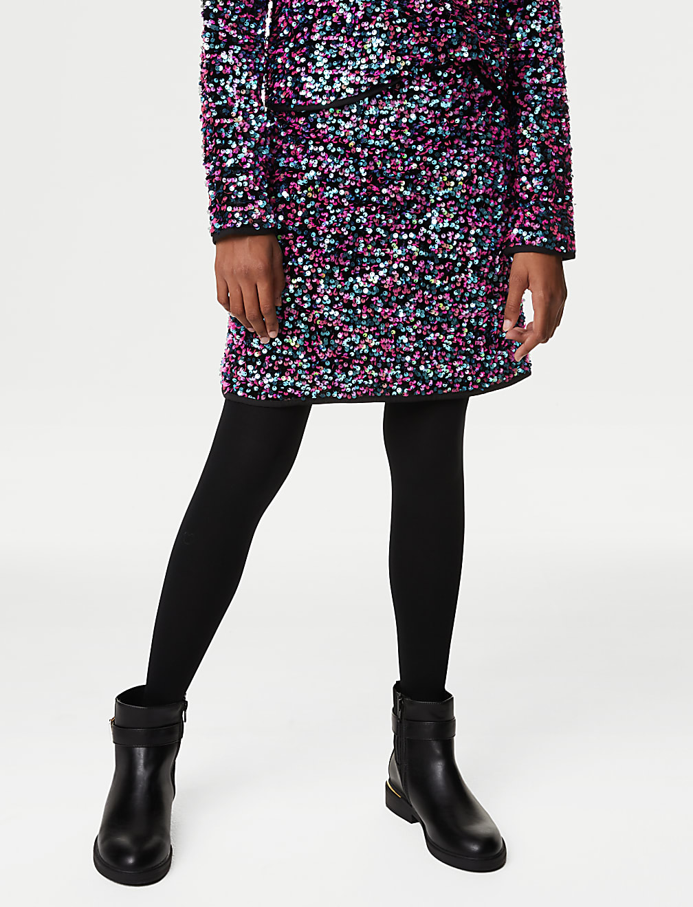 2pc Sequin Top & Bottom Outfit (6-16 Yrs)
