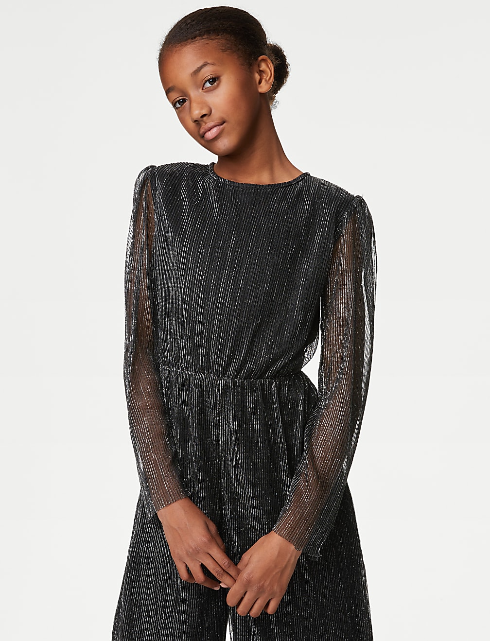 Plisse Jumpsuit (6-16 Yrs)