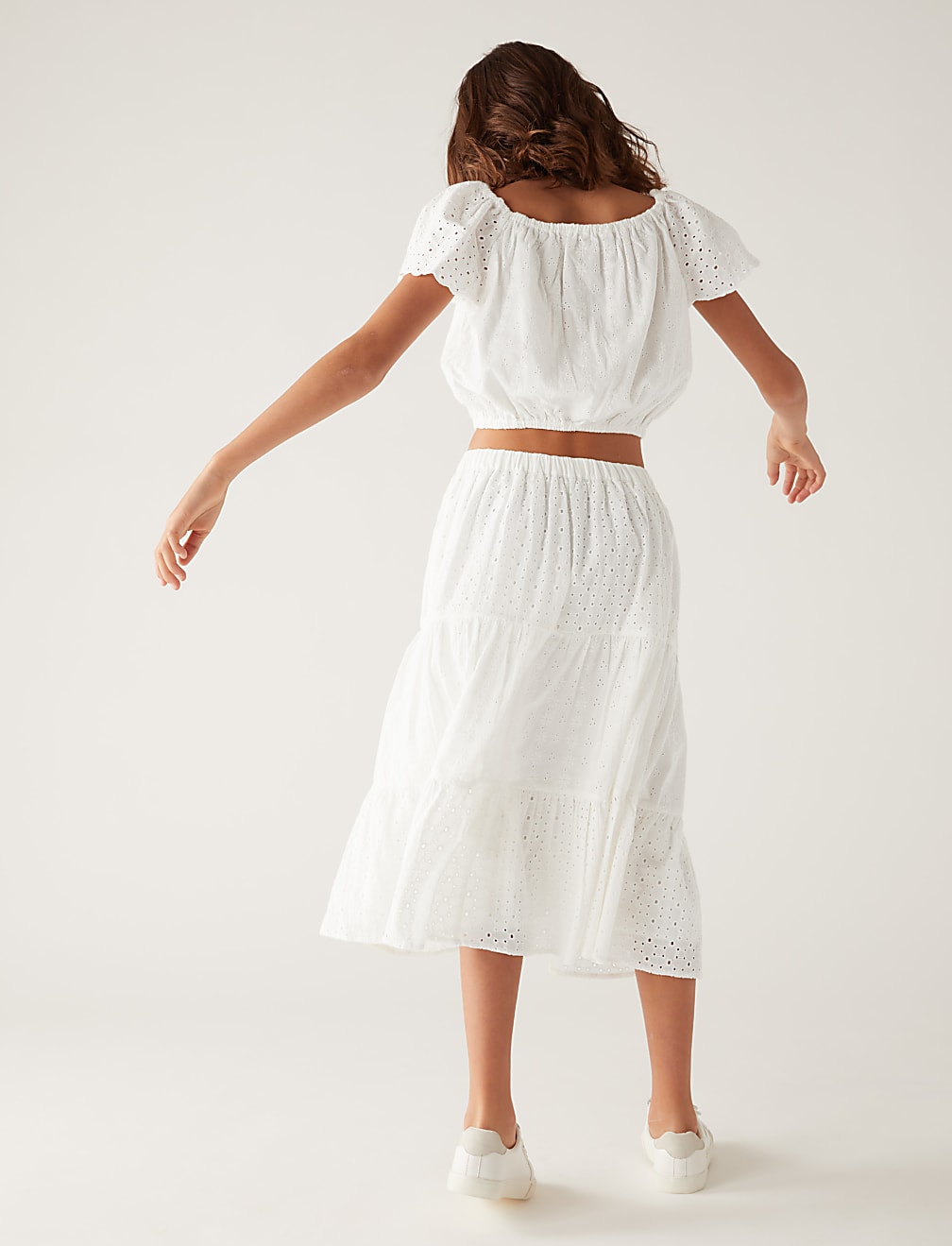 Pure Cotton Top & Skirt Outfit