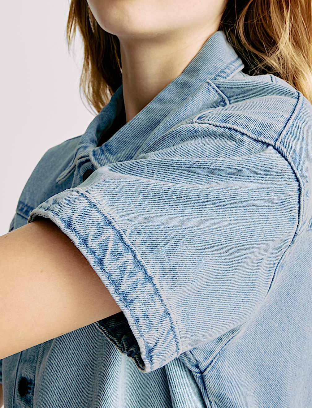 Pure Cotton Denim Playsuit (2-16 Yrs)