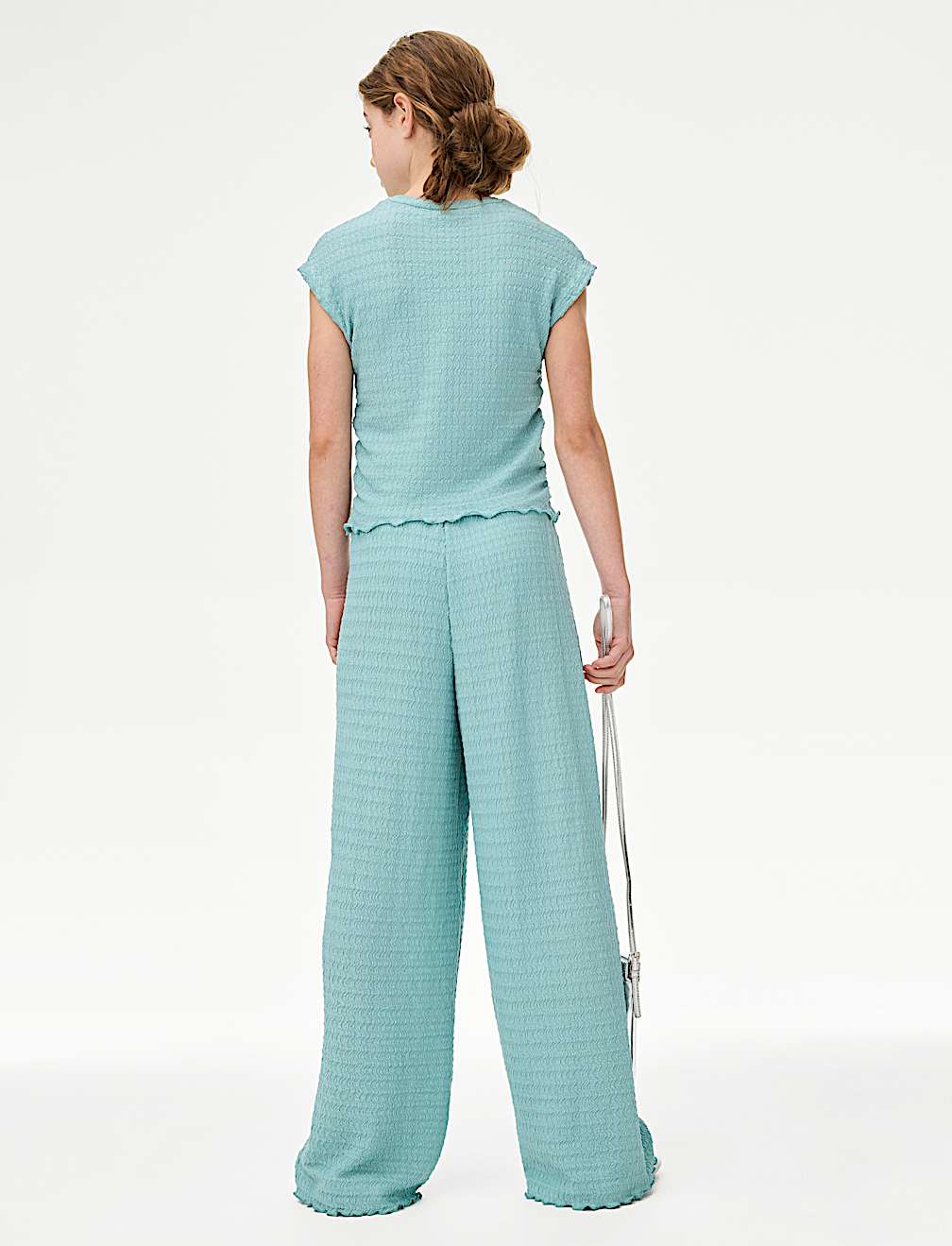 2pc Textured Top and Trousers Outfit (6-16 Yrs)