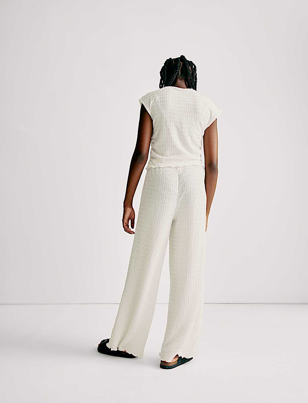 2pc Textured Top and Trousers Outfit (6-16 Yrs)